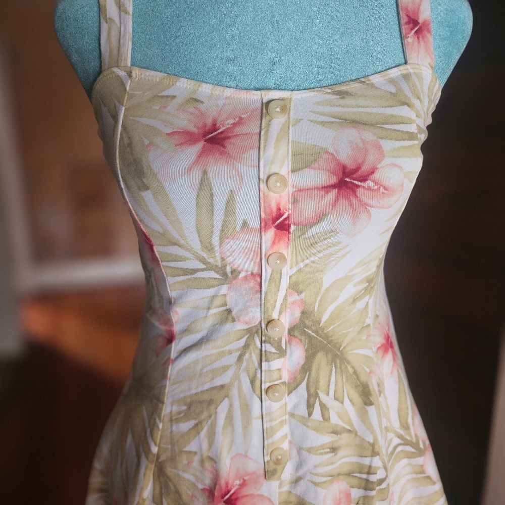 Forever 21 Tropical Floral Print Romper - Picture 6 of 9